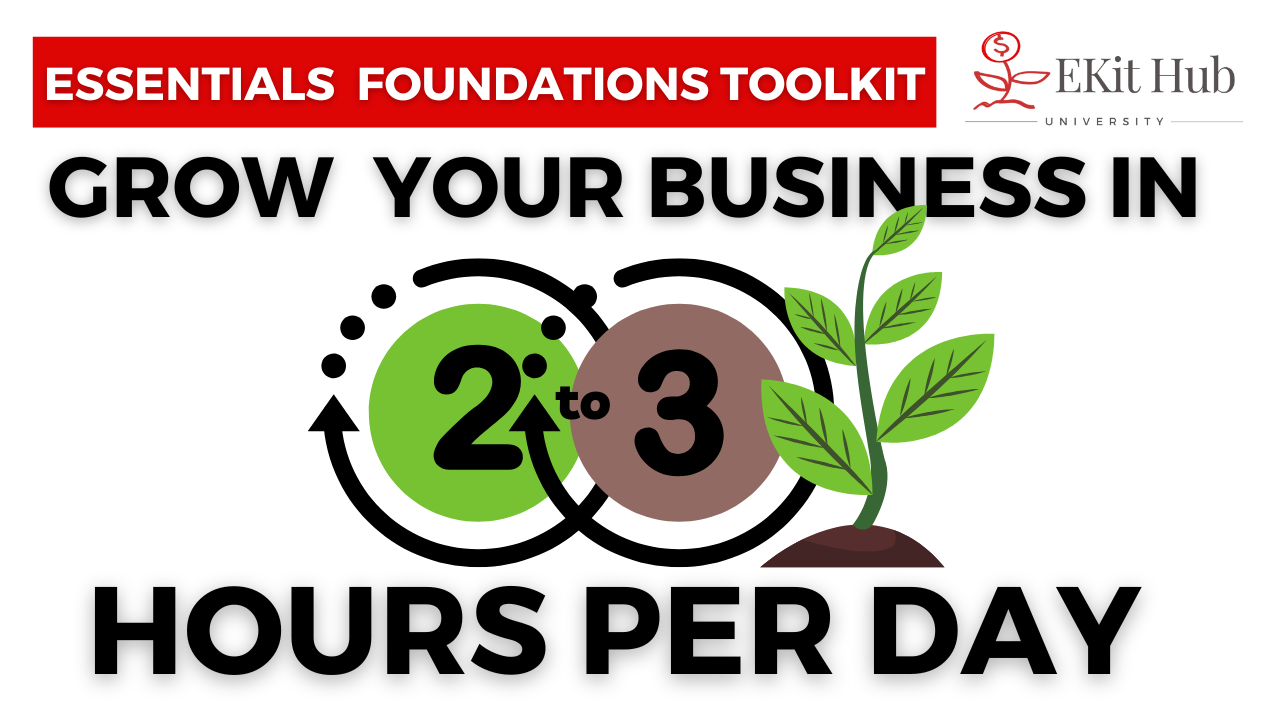 Grow Your Business in 2-3 Hours Per Day Toolkit