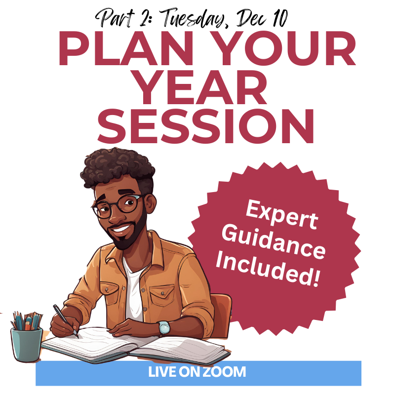 Session 2 - Plan Your Year Session