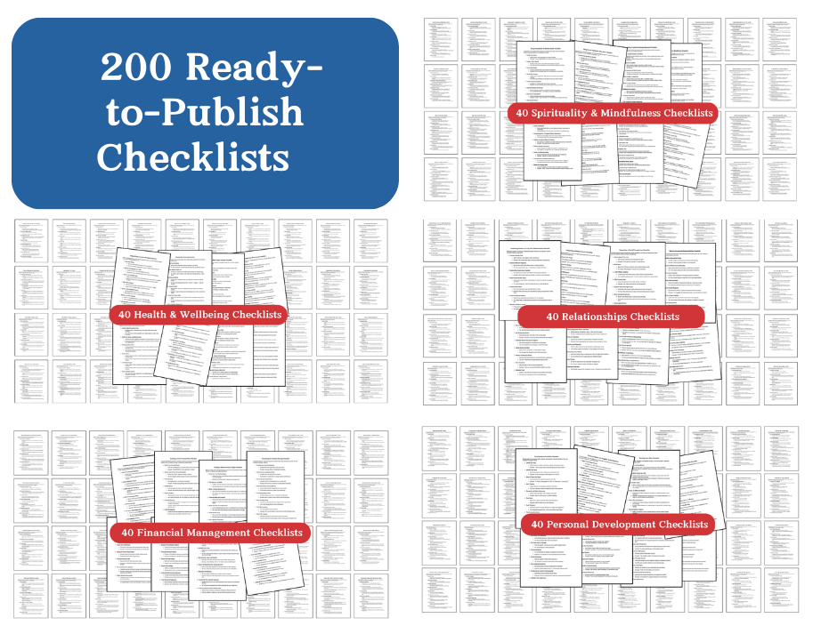 See all 200 Checklists Included